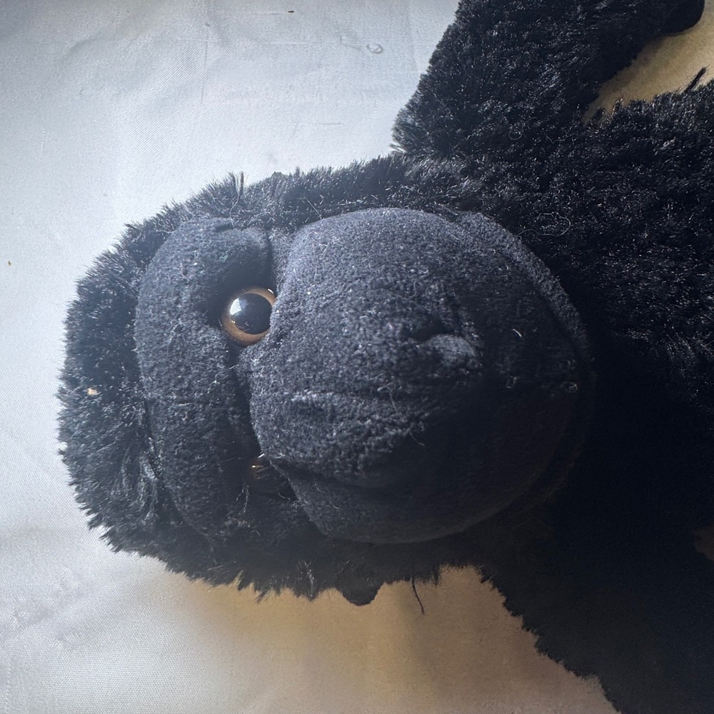 Aurora World Black Gorilla Plush Stuffed Animal Realistic Ape 12 Inch Toy - Picture 6 of 6